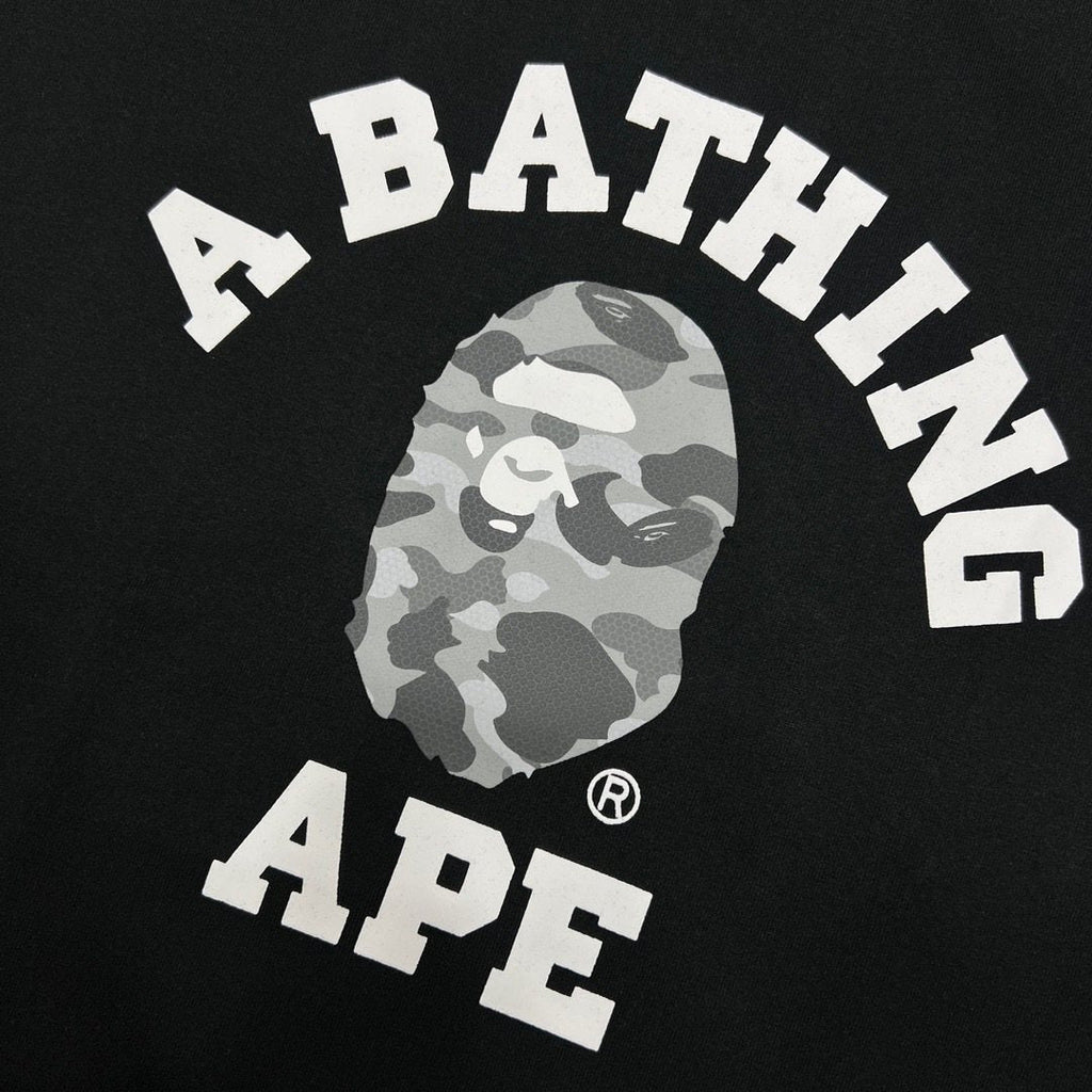 BAPE Grey Camo Ape Head Graphic T-Shirt ¡ª detail