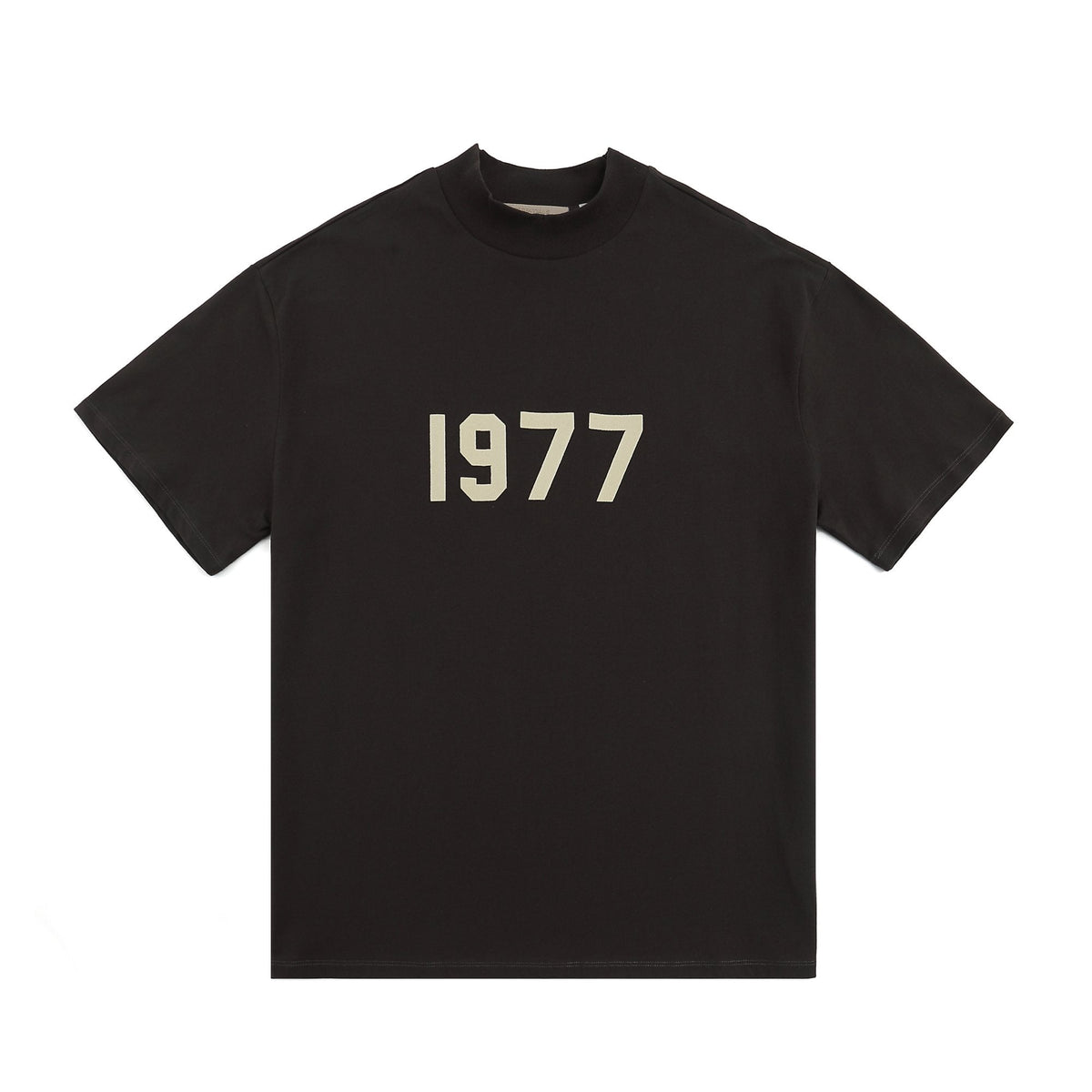ESSENTIALS 1977 Contrast Graphic Mock-Neck T-Shirt ¡ª hero