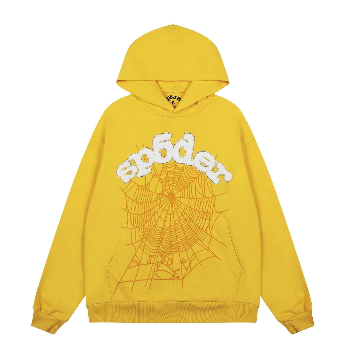 Sp5der Spiderweb Graphic Pullover Hoodie ¡ª front